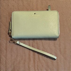 Kate Spade Mint Green Wristlet